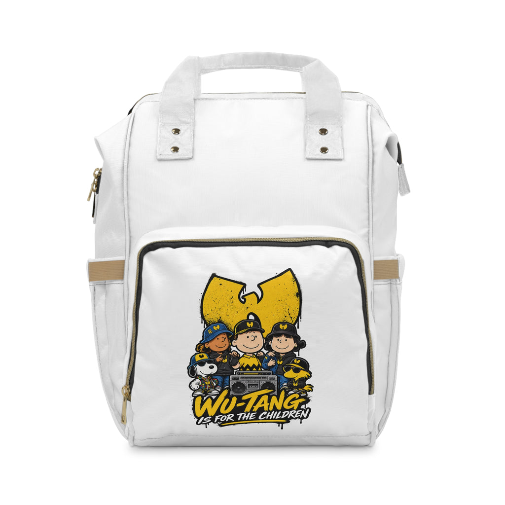 Wu-Tang Children logo Diaper Backpack | Hip Hop Cartoon Crew 90s 00s Hip Hop Pop Culture Millennial Era