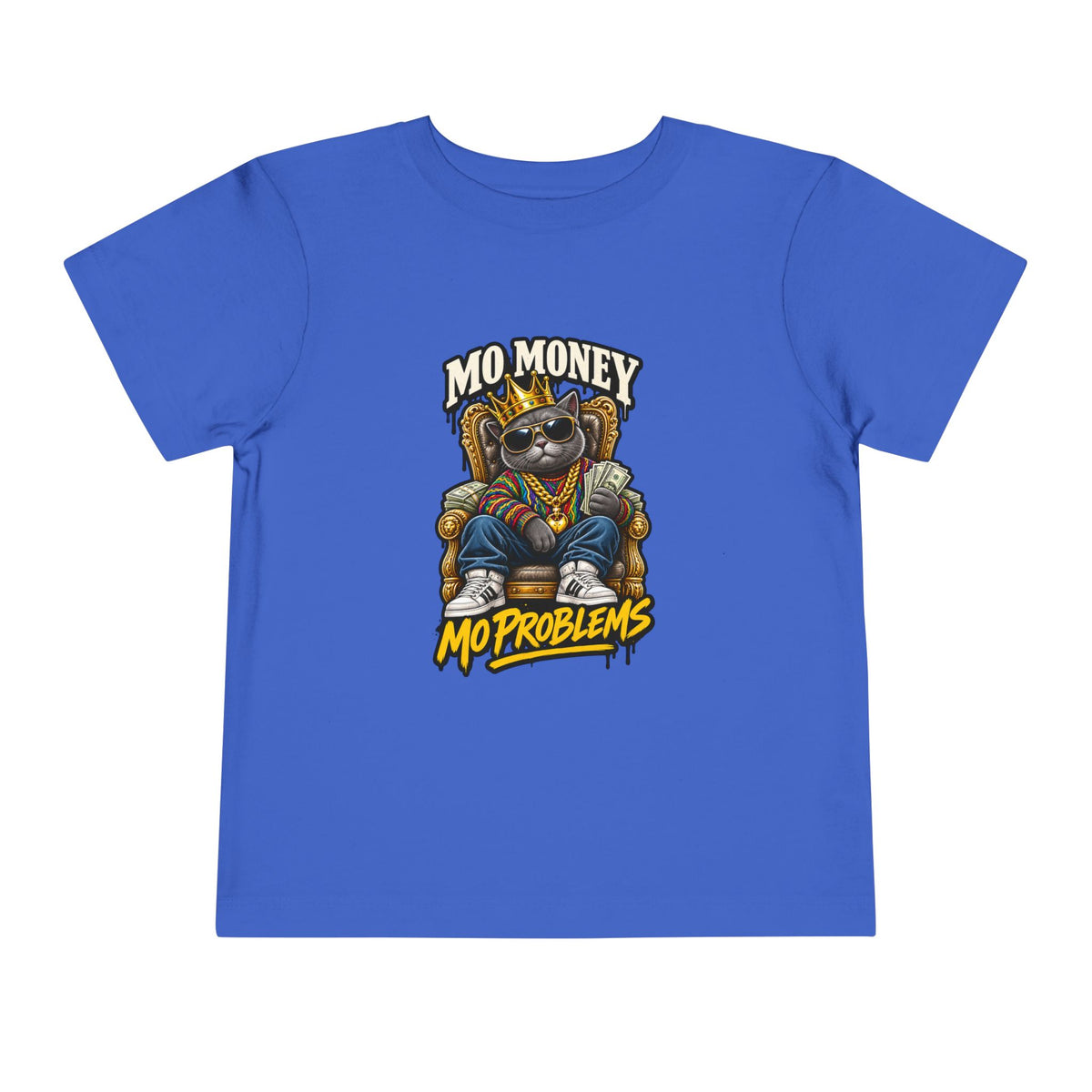 Mo Money Mo Problems Toddler Tee | Raccoon King Graphic