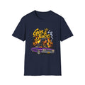 Gin & Juice Graphic Tee | Lowrider Dog Sunset Illustration | 1990's 2000's Nostalgia Throwback
