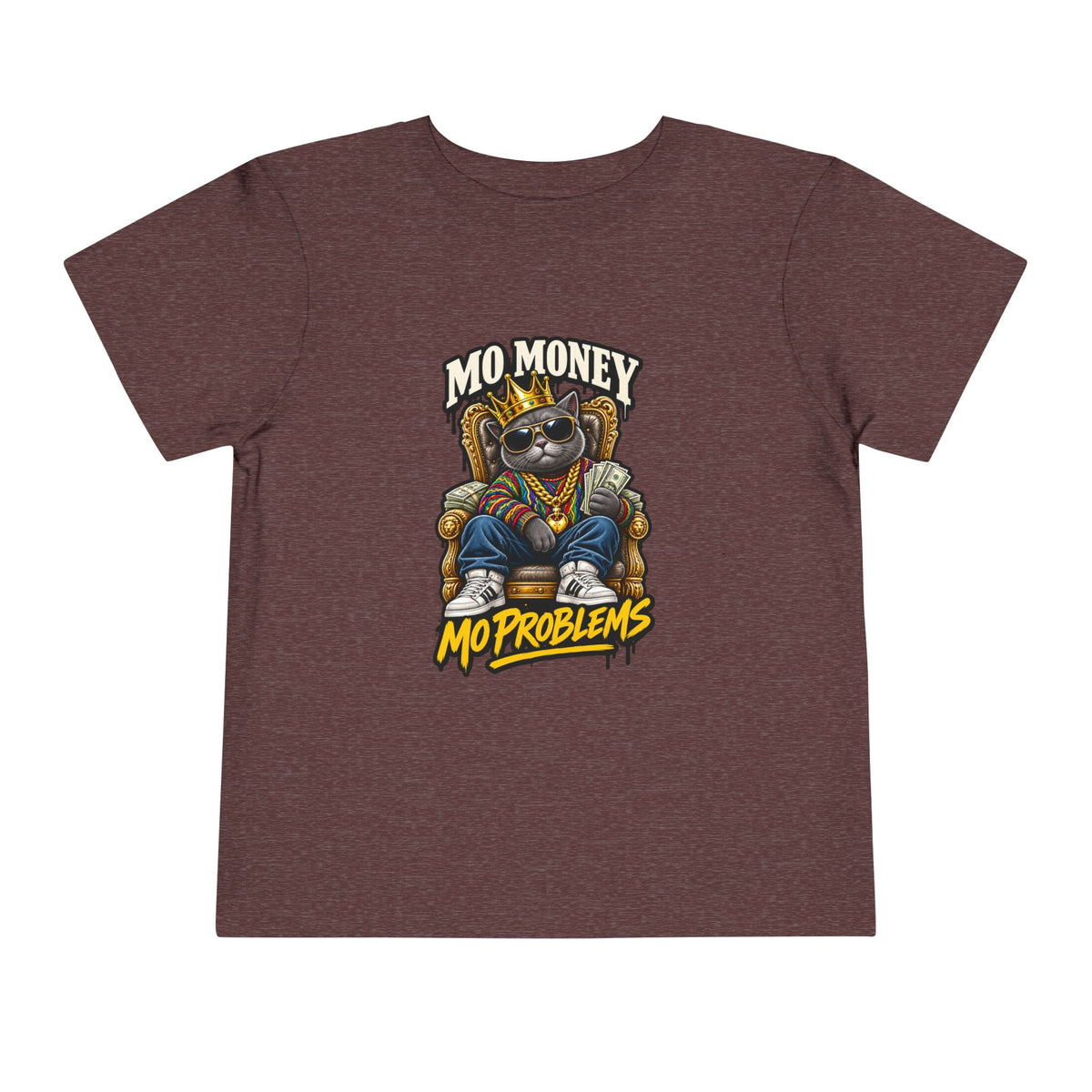 Mo Money Mo Problems Toddler Tee | Raccoon King Graphic