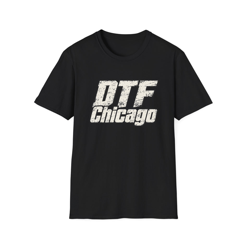 DTF Chicago distressed logo T-Shirt | Vintage city typography