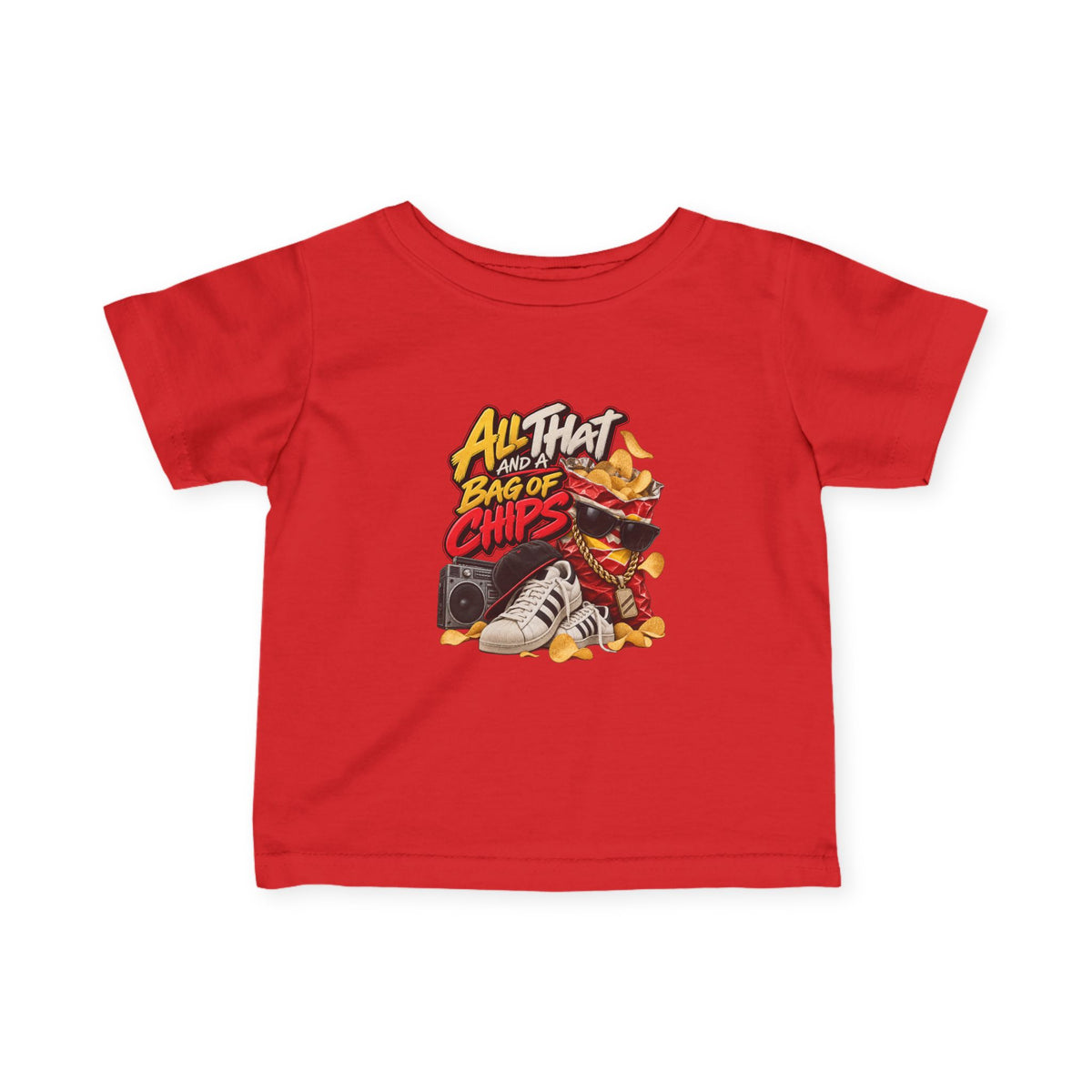 All That Bag of Chips infant tee | snack cartoon graphic