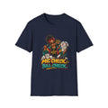 Mic Check Bill Check T-Shirt | Funny Adulting Design, Woman with Microphone and Bills | 1990's 2000's Nostalgia Throwback