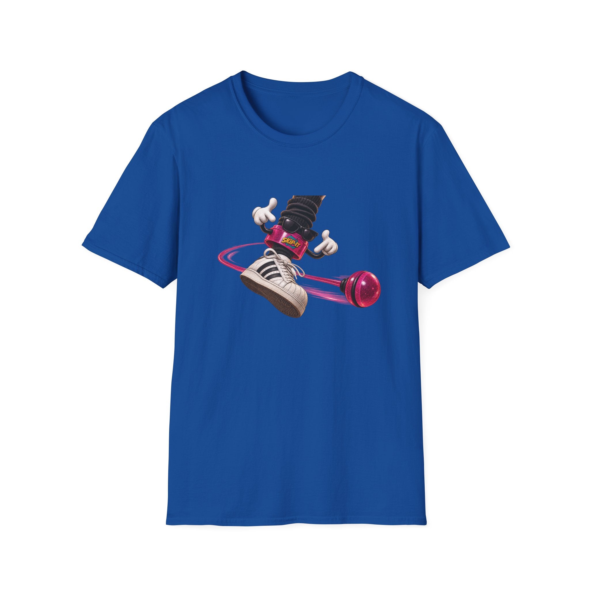 Yo-Yo Skater Character T-Shirt | Retro Toy Illustration, Street Style Hip Hop | 1990's 2000's Nostalgia Throwback