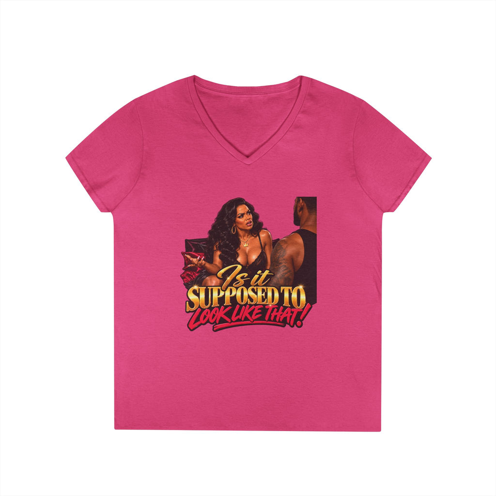 Is It Supposed To Look Like That V-Neck Shirt | 90s 00s Hip Hop Pop Culture Nostalgia Millennial Era