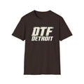 DTF Detroit graphic tee | Vintage distressed city typography T-Shirt