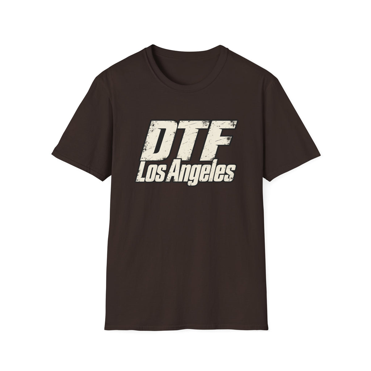 DTF Los Angeles T-Shirt | Retro Block Letter LA Graphic Tee