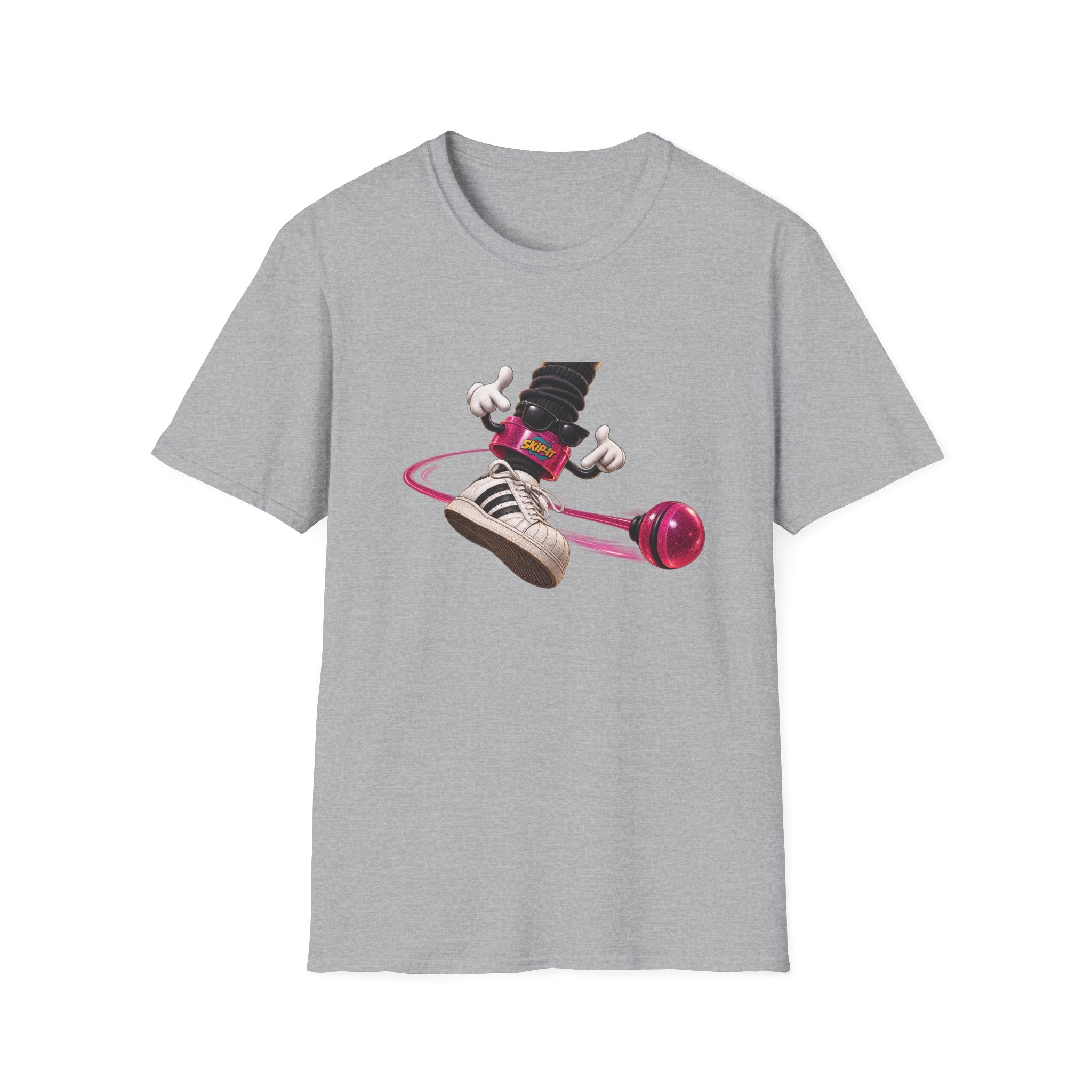 Yo-Yo Skater Character T-Shirt | Retro Toy Illustration, Street Style Hip Hop | 1990's 2000's Nostalgia Throwback