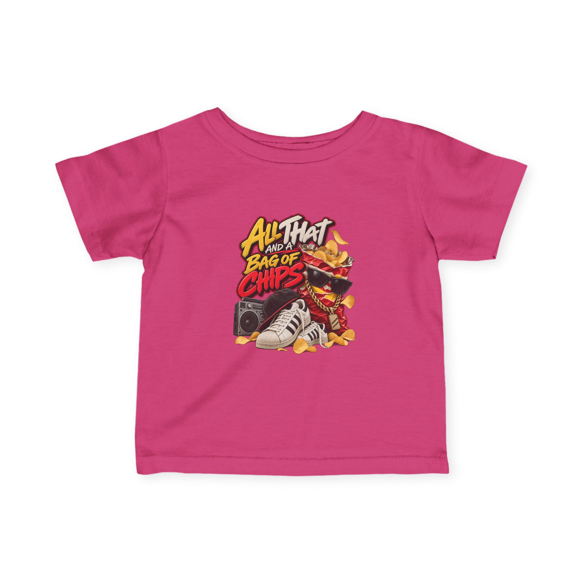 All That Bag of Chips infant tee | snack cartoon graphic