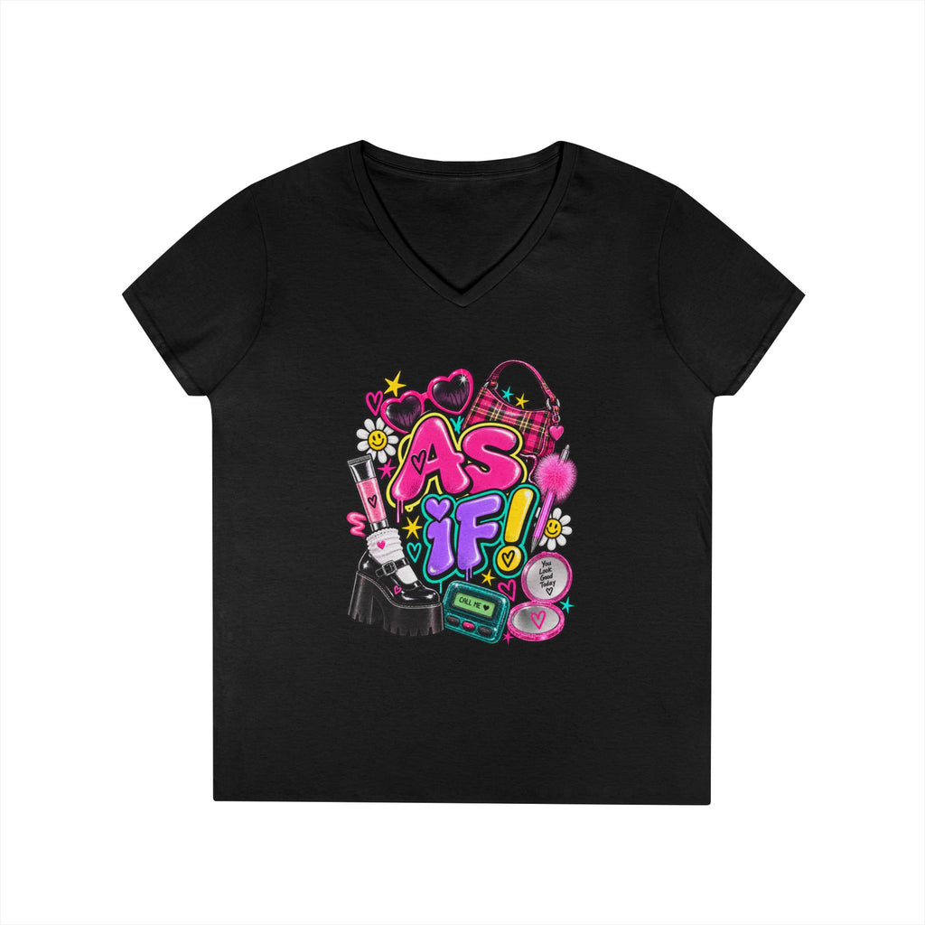 AS IF! 90s Retro Collage T-Shirt | Pop Heart, Cassette, Roller Skates | 90s 00s Hip Hop Pop Culture Nostalgia