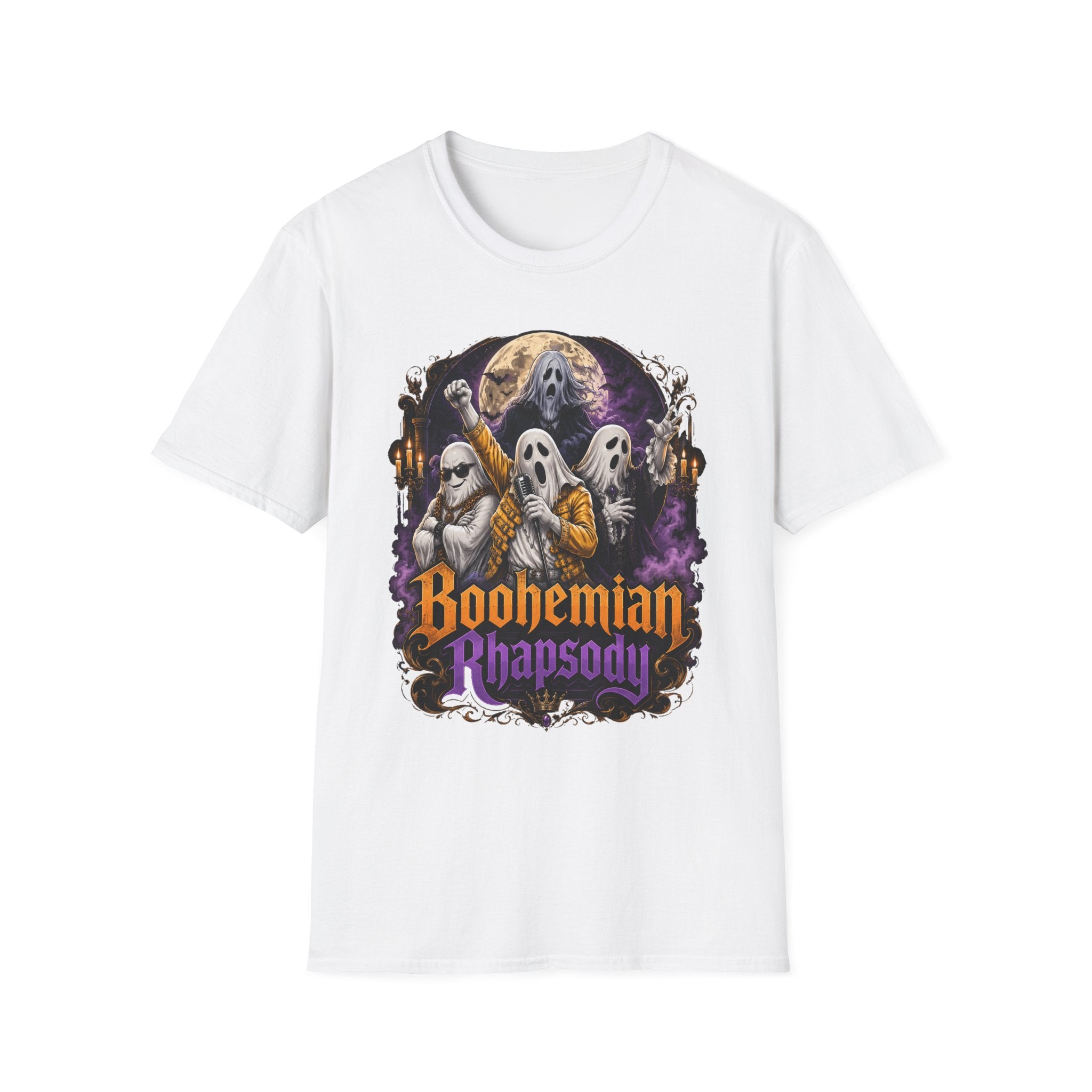 Boohemian Rhapsody Ghost Band T-Shirt | Halloween Rock Music Tee