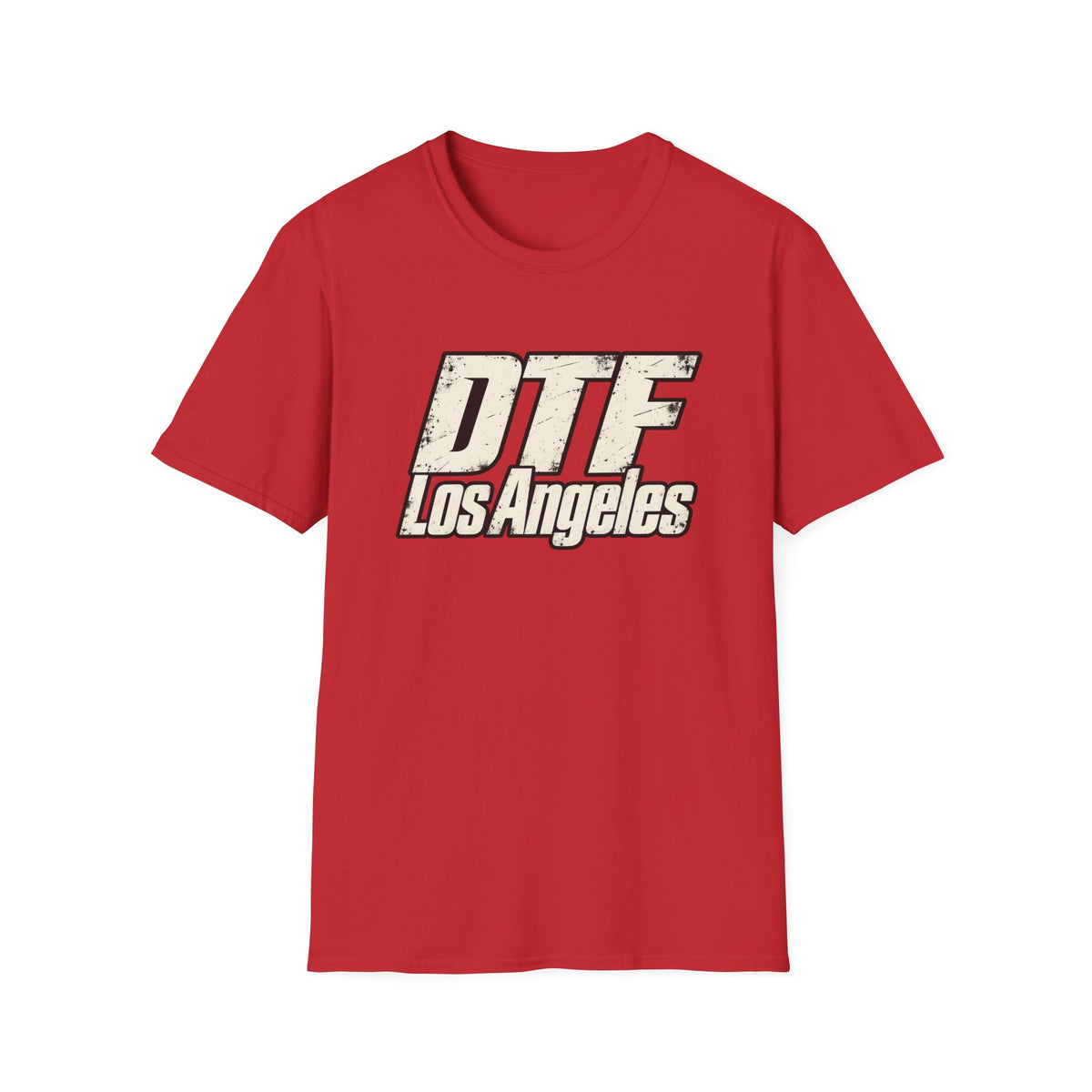 DTF Los Angeles T-Shirt | Retro Block Letter LA Graphic Tee