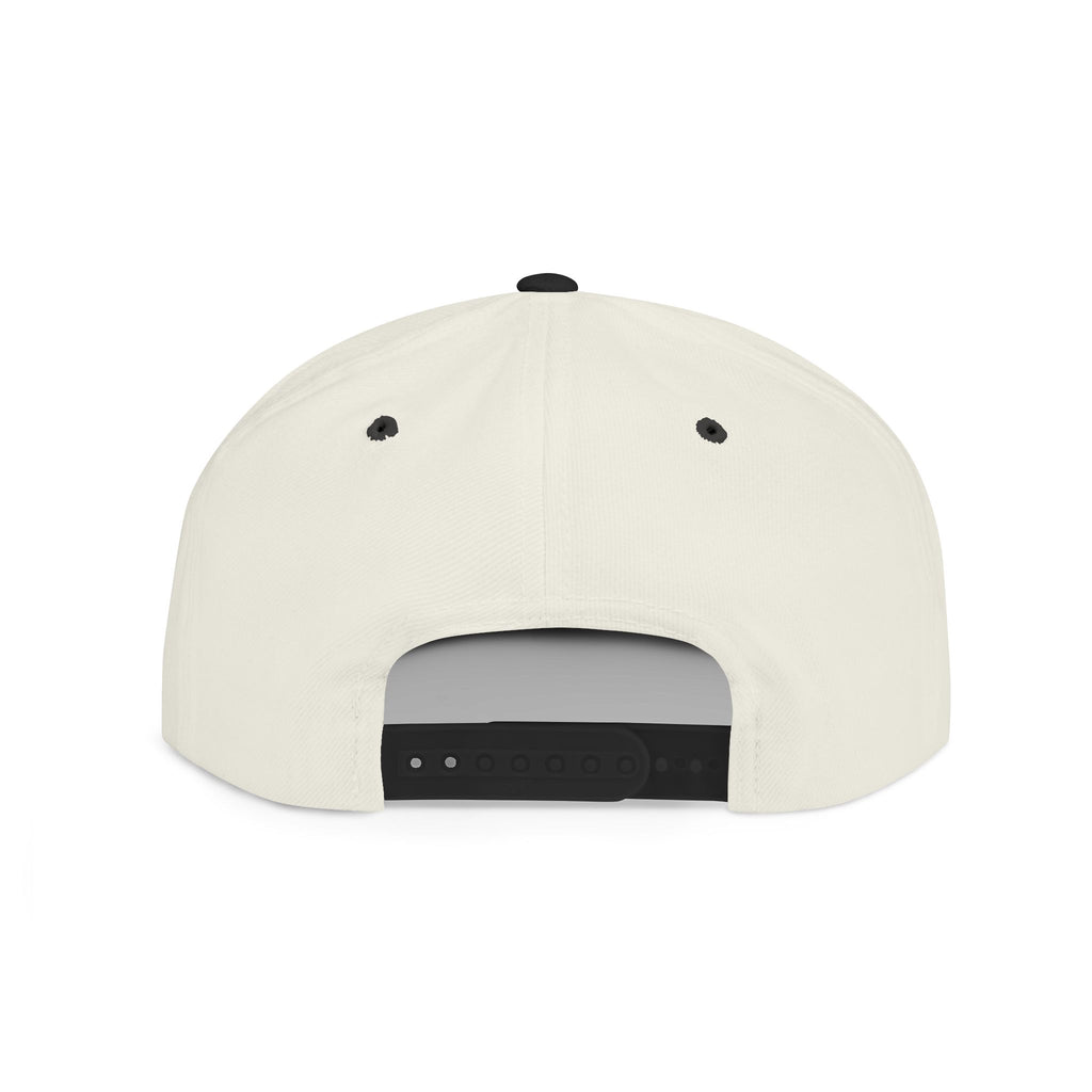 Cowboy Hat flat bill snapback | Western text embroidered cap