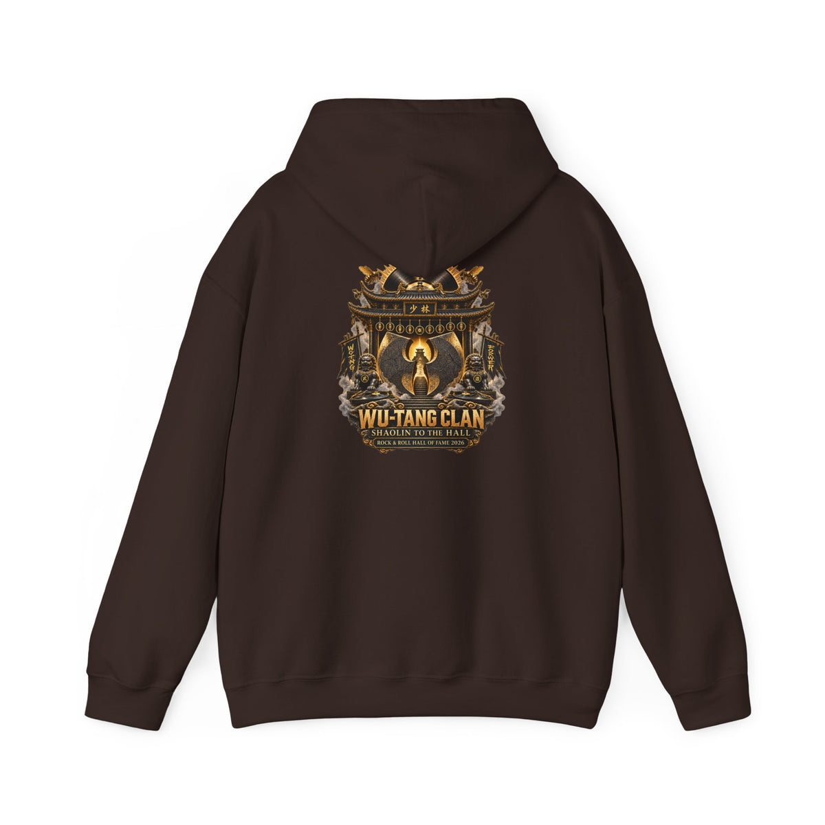 Wu-Tang Clan Logo Hall of Fame Hoodie | Hip Hop Music Graphic Pullover | 90s 00s Hip Hop Nostalgia