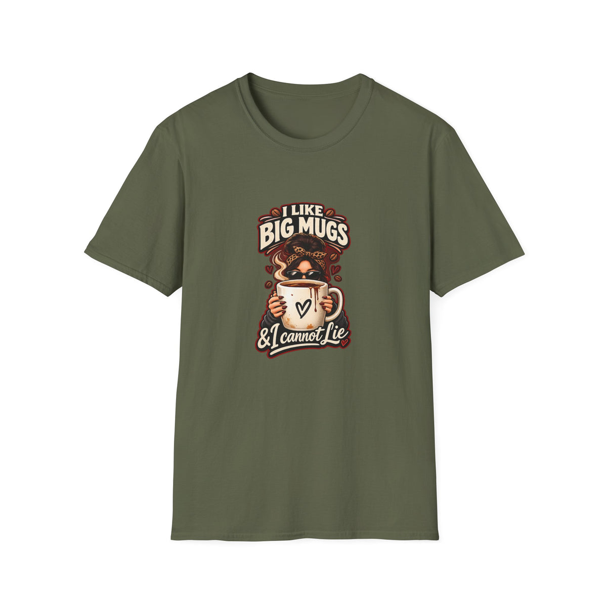 I Like Big Mugs T-Shirt | Coffee Lover Graphic Tee