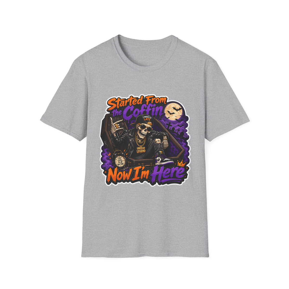 Started From the Coffin Skeleton Driver T-Shirt | Halloween Skull Tee