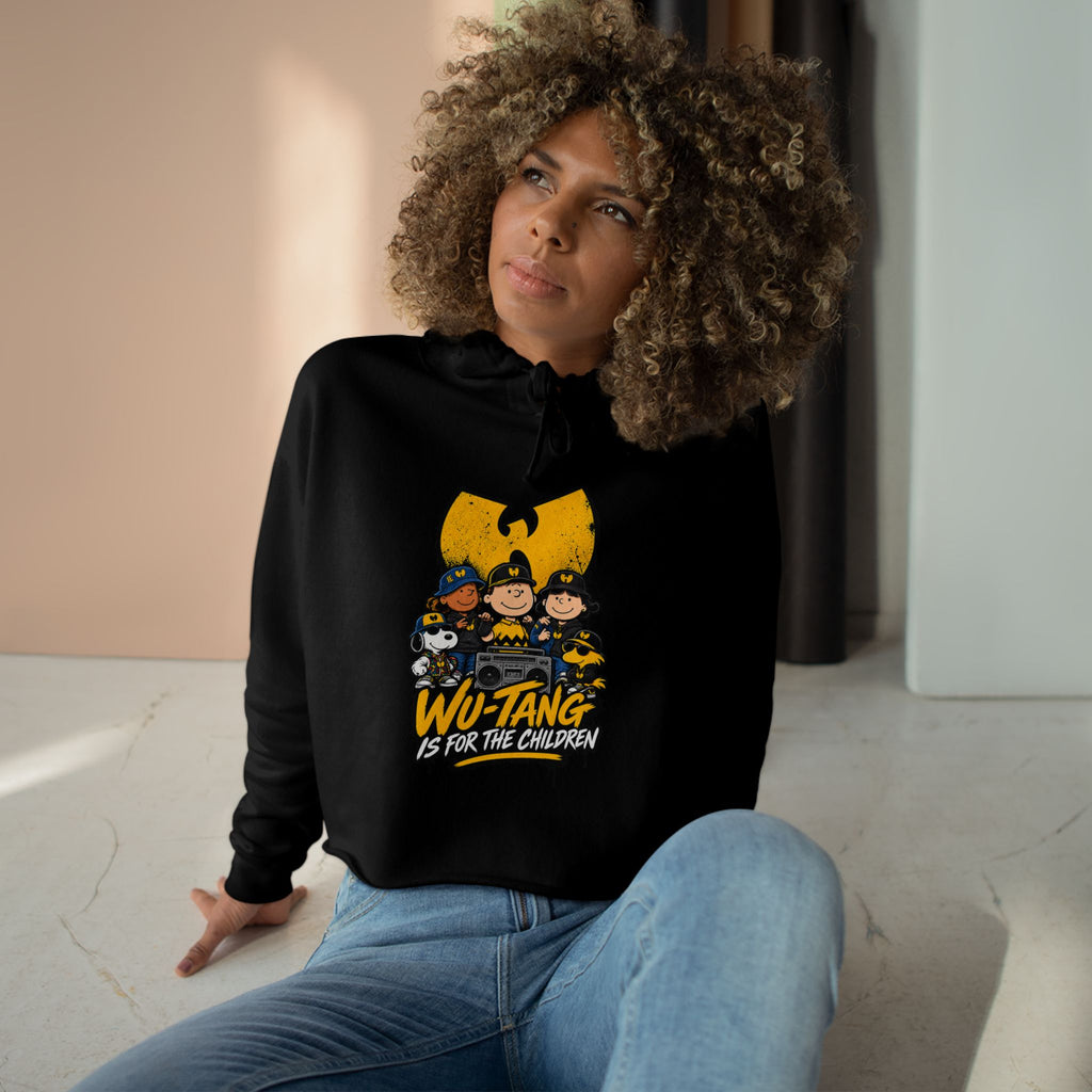 Wu-Tang For the Children crew Crop Hoodie | Wu-Tang Women Hoodie | 90s 00s Hip Hop Nostalgia Millennial Era Pop Culture