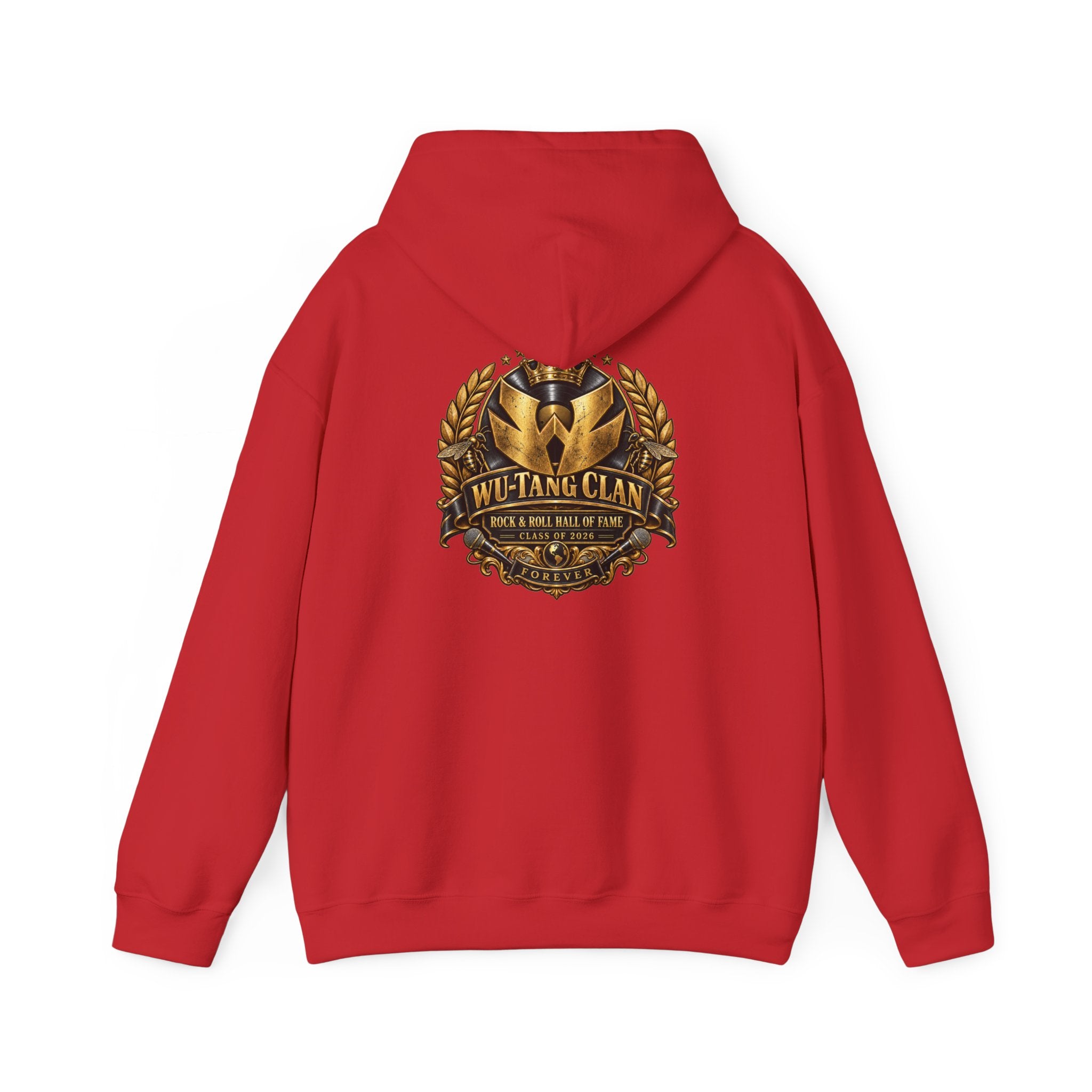 Wu-Tang Forever Rock n Roll Hall of Fame Hoodie (2) | Wu-Tang Clan Logo Pullover | 90s 00s  Hip Hop Nostalgia