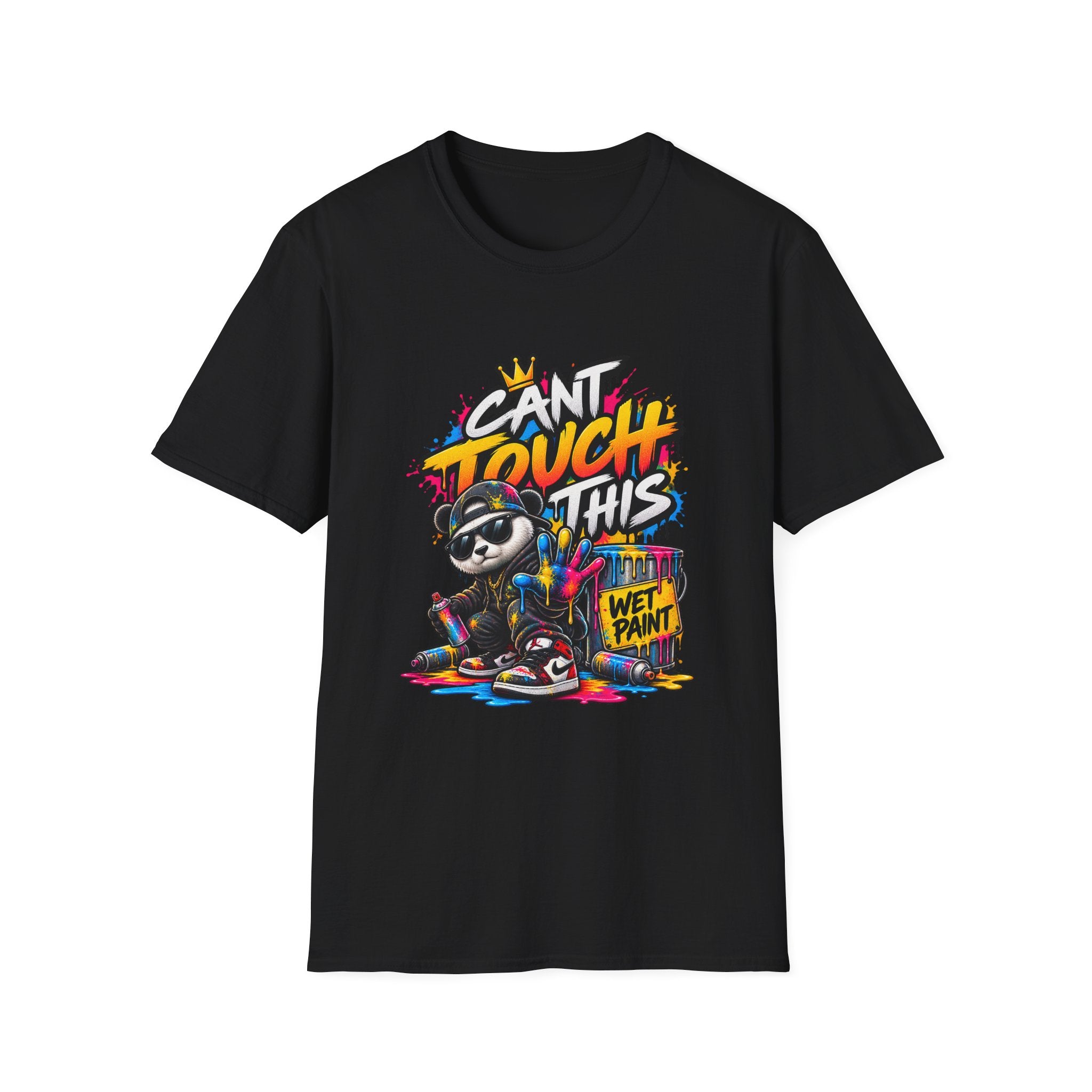 Cant Touch This Panda T-Shirt | Graffiti Streetwear Panda