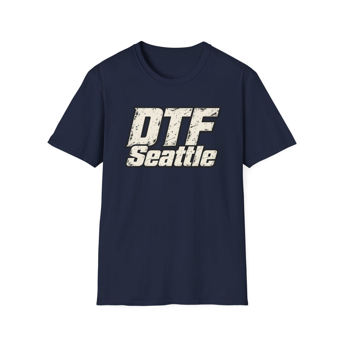 DTF Seattle T-Shirt | Vintage Athletic Logo