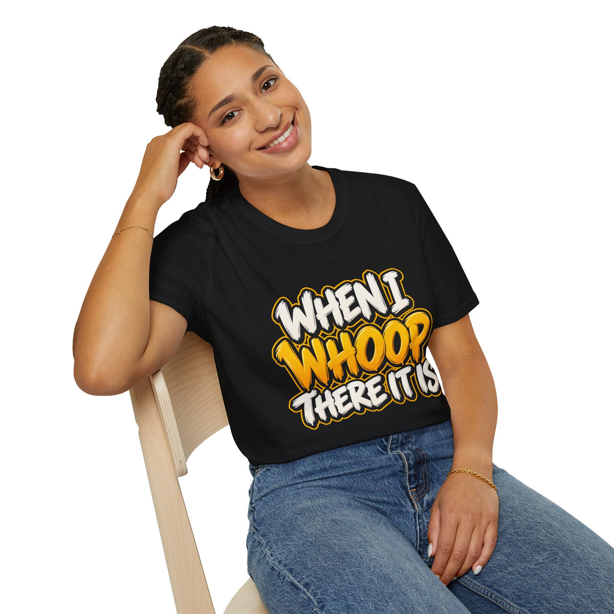 When I Whoop There It Is T-Shirt | Retro Gold Script Tee | 90s 00s Hip Hop Pop Culture Nostalgia Millennial Era