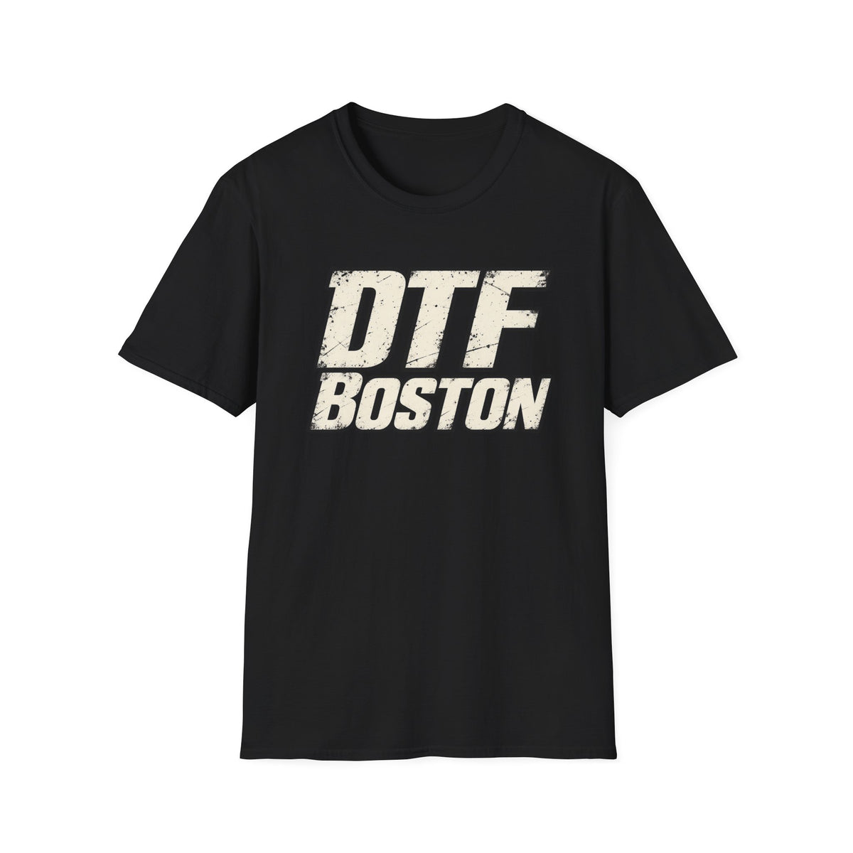 DTF Boston T-Shirt | Retro Distressed Sports Logo