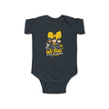Wu-Tang Is For the Children Yellow Cartoon Crew Infant Bodysuit | Hip Hop Logo Baby Onesie | 90s 00s Hip Hop Nostalgia Pop Culture