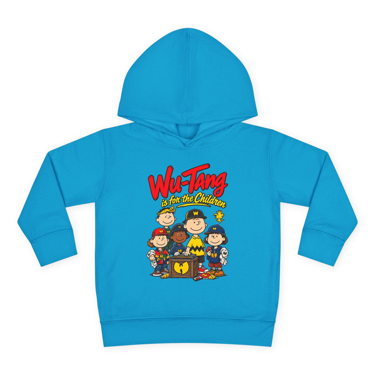 Wu-Tang Is For the Children Hoodie | Toddler Pullover Fleece Hoodie | 90s 00s Hip Hop Nostalgia Pop Culture