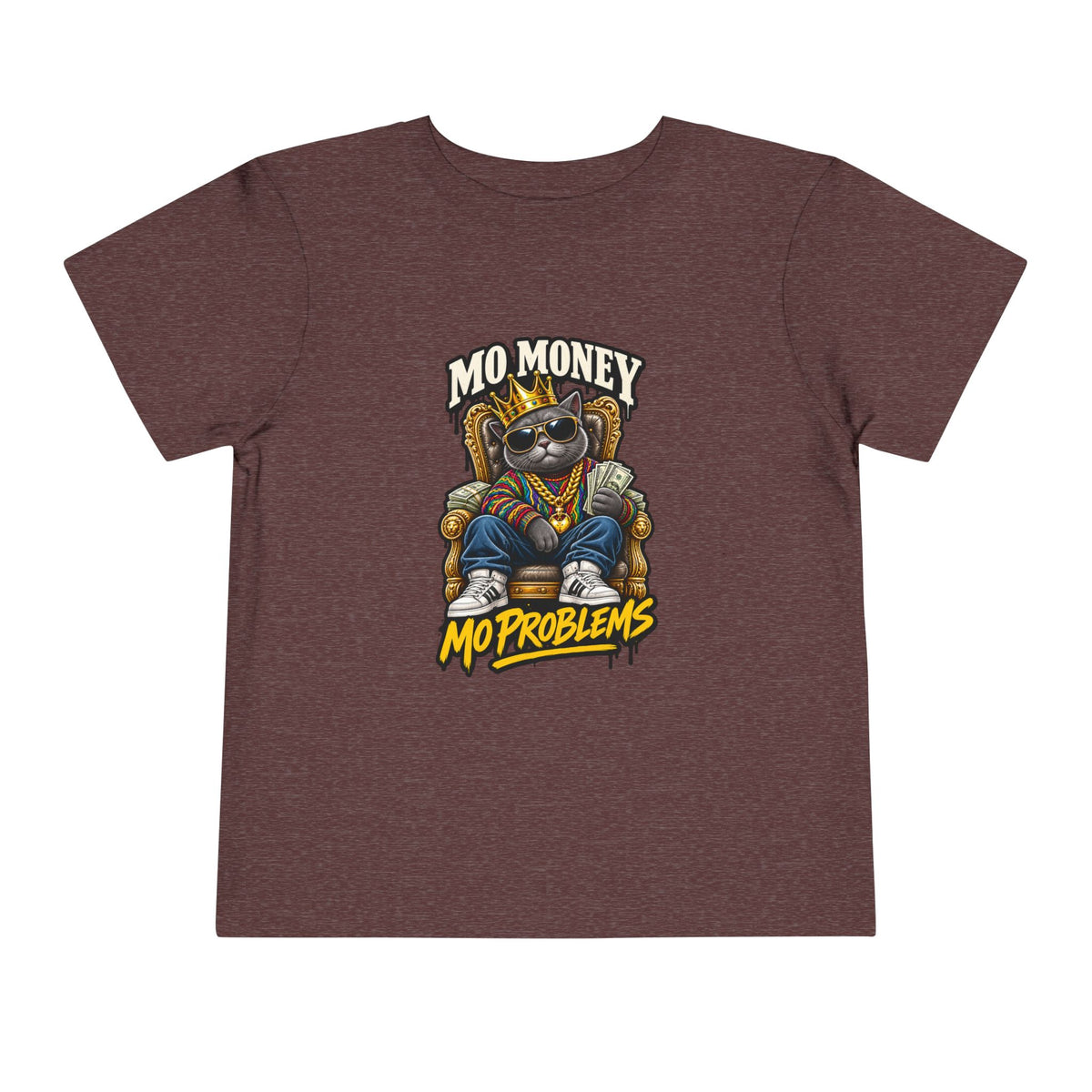 Mo Money Mo Problems Toddler Tee | Raccoon King Graphic