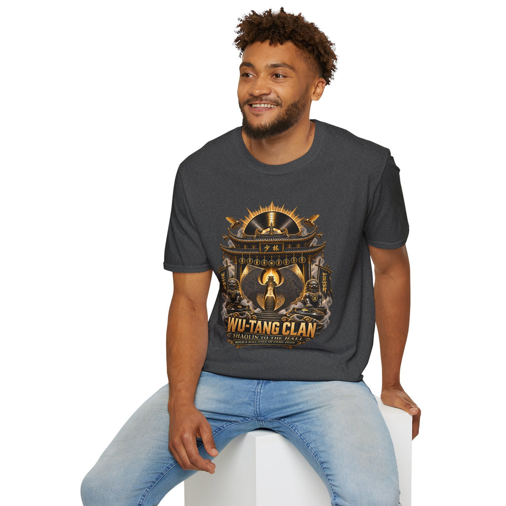 Wu-Tang Clan Temple Rock and Roll Hall of Fame T-Shirt | Hip Hop Logo, Martial Arts Shrine | 90s 00s Hip Hop Nostalgia Pop Culture
