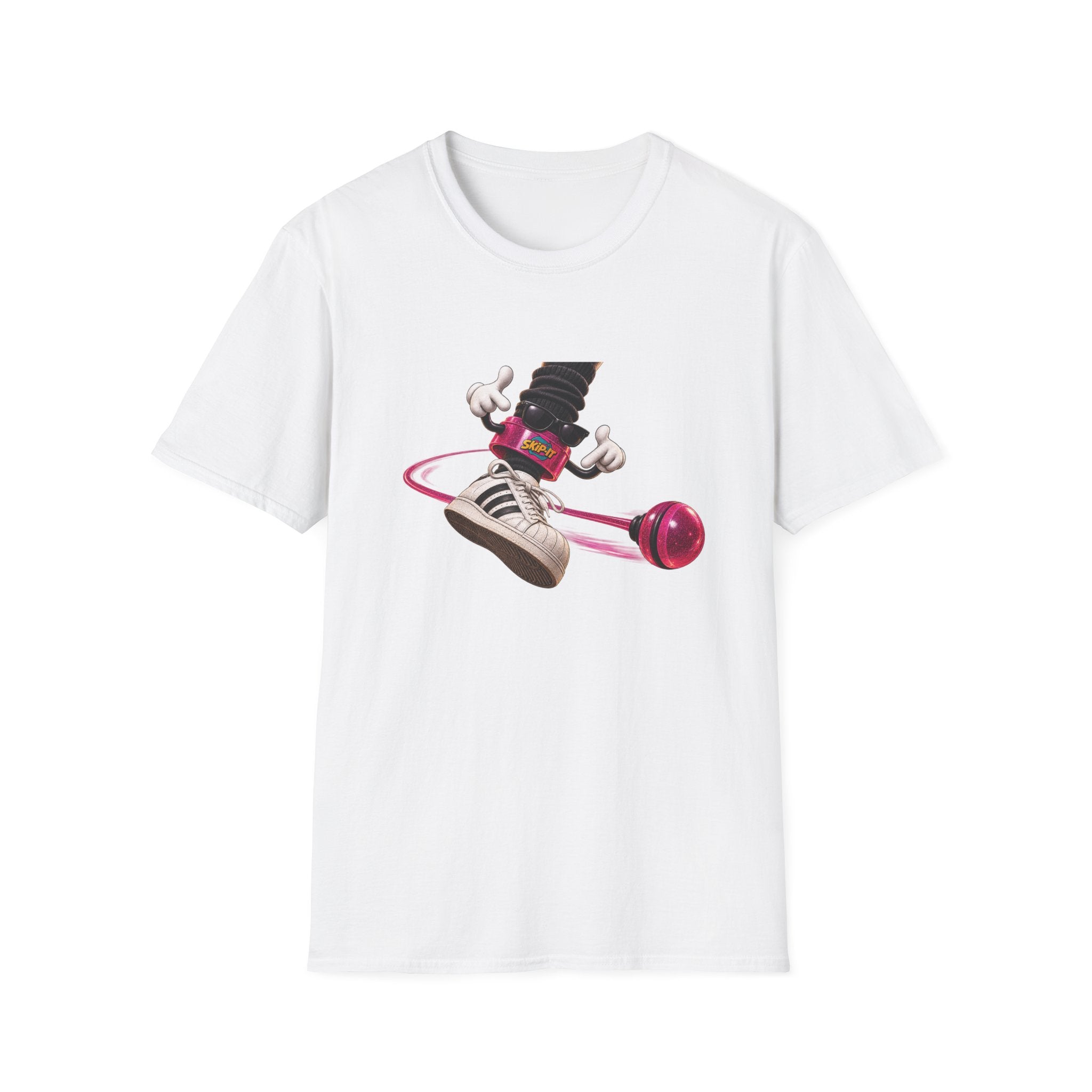 Yo-Yo Skater Character T-Shirt | Retro Toy Illustration, Street Style Hip Hop | 1990's 2000's Nostalgia Throwback