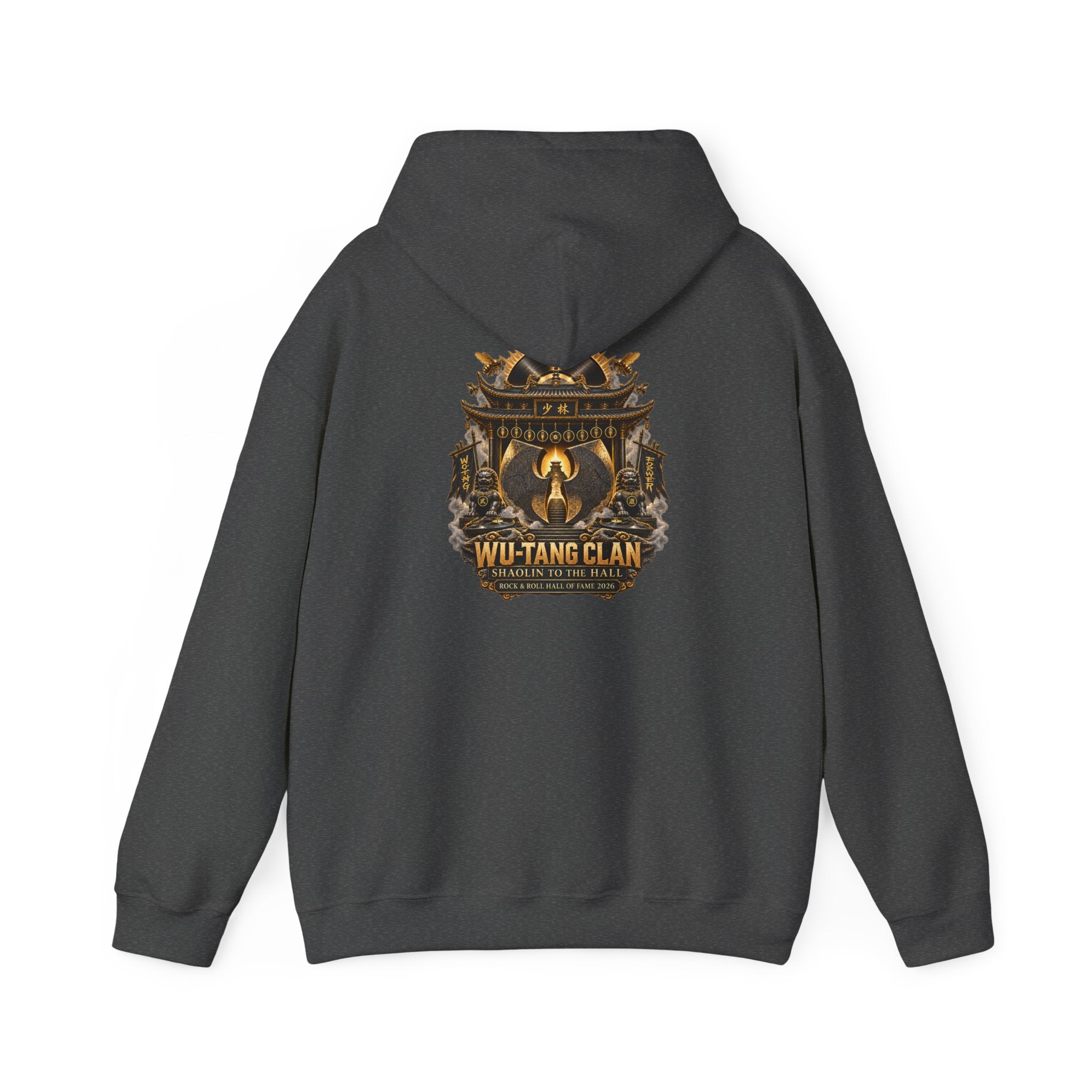 Wu-Tang Clan Logo Hall of Fame Hoodie | Hip Hop Music Graphic Pullover | 90s 00s Hip Hop Nostalgia
