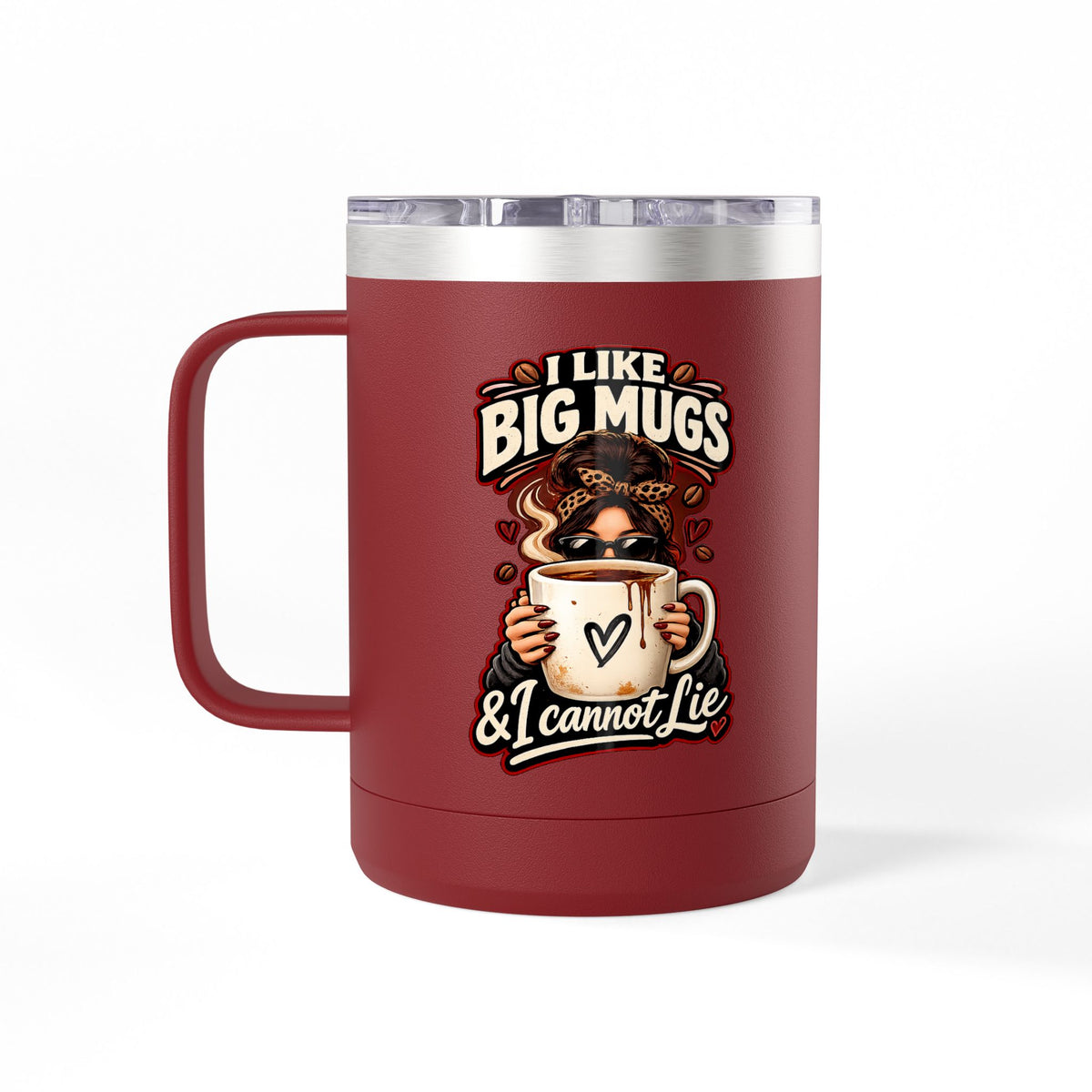 Caffeine and Chaos Coffee Mug Tumbler, 15oz | 90's 00's Hip Hop Nostalgia