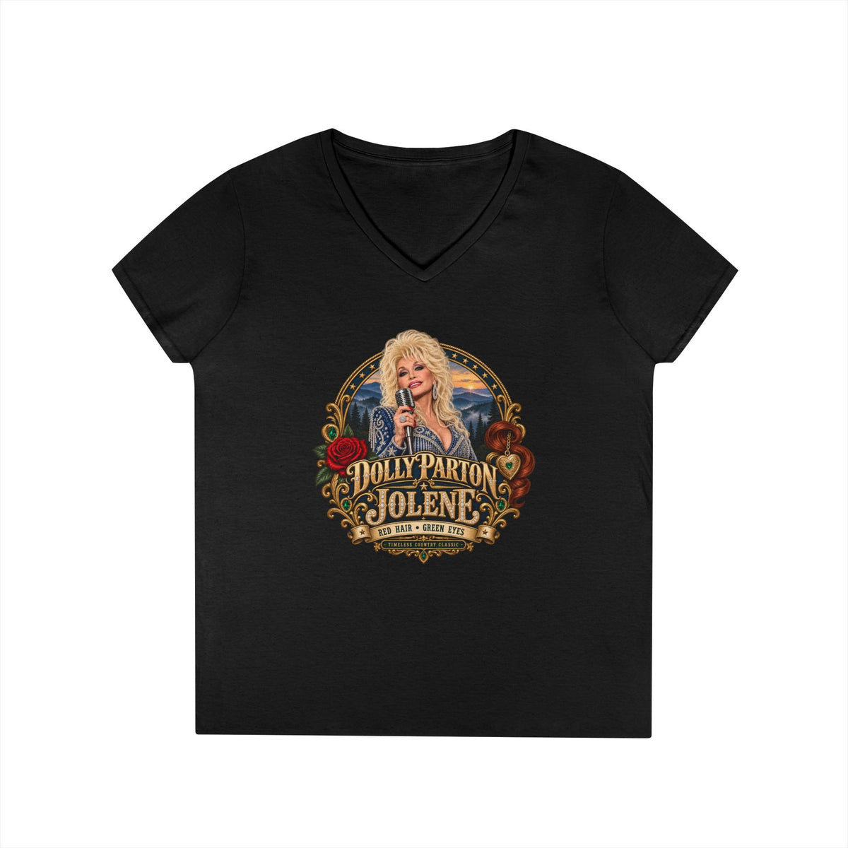 Jolene Song Vintage Portrait T-Shirt | Country Music Tee | Dolly Parton tribute Memorial