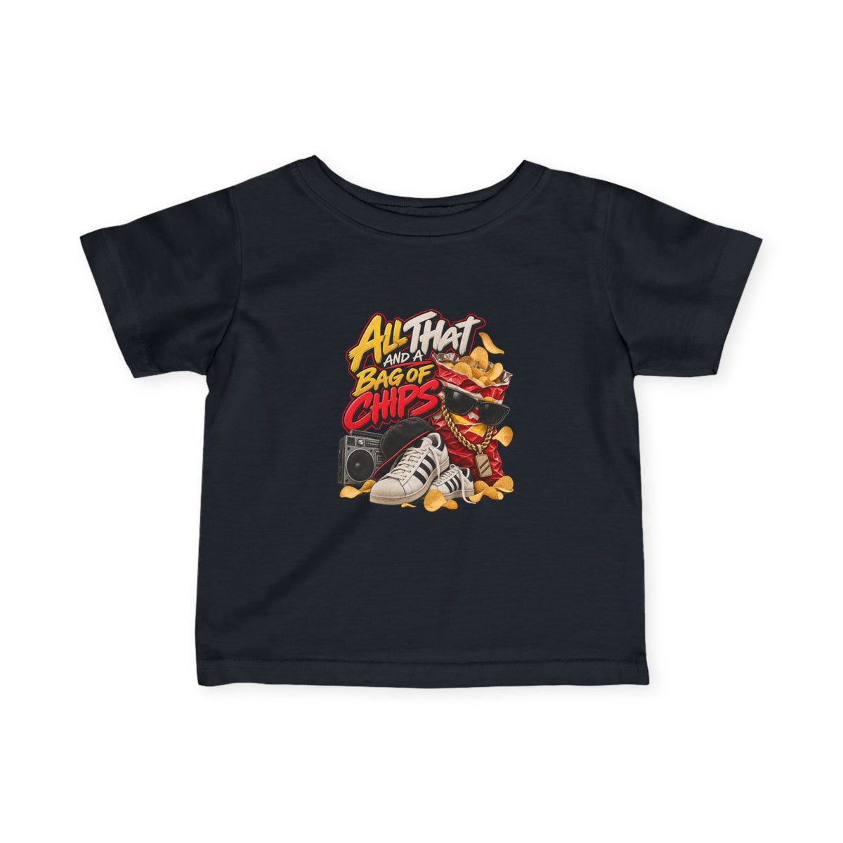 All That Bag of Chips infant tee | snack cartoon graphic
