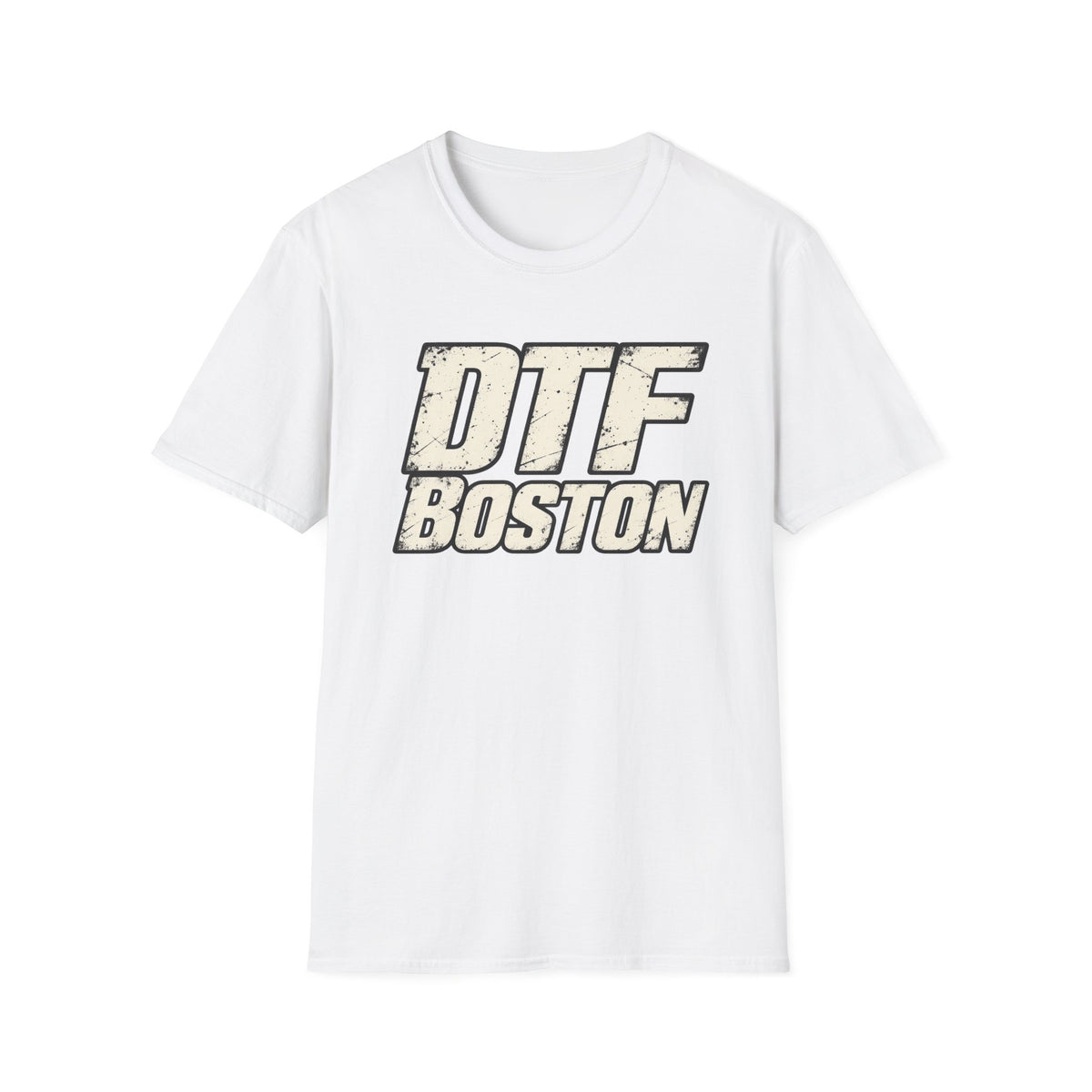 DTF Boston T-Shirt | Retro Distressed Sports Logo
