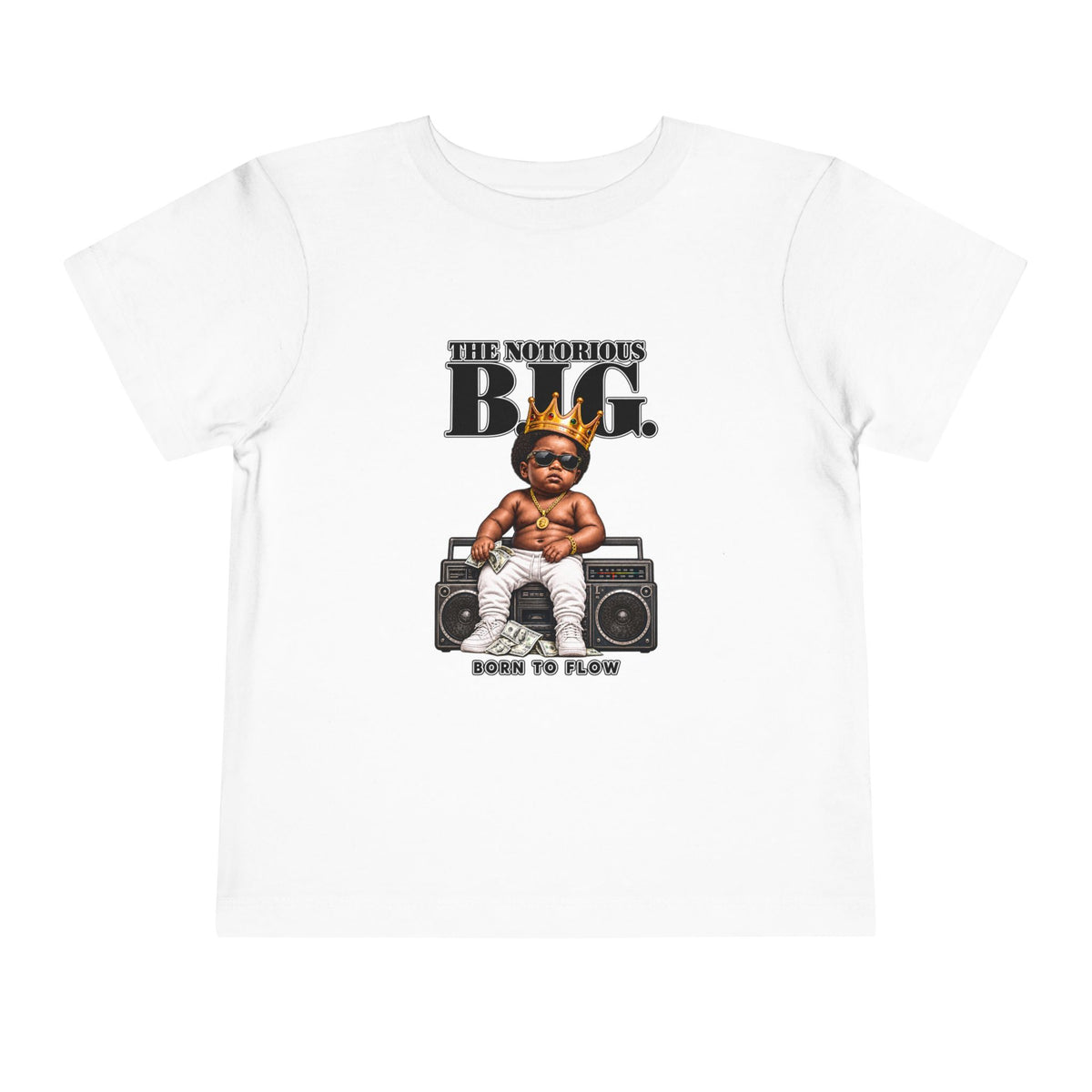 Notorious Baby Graphic Tee | Toddler Shirt, Born to Flow Design