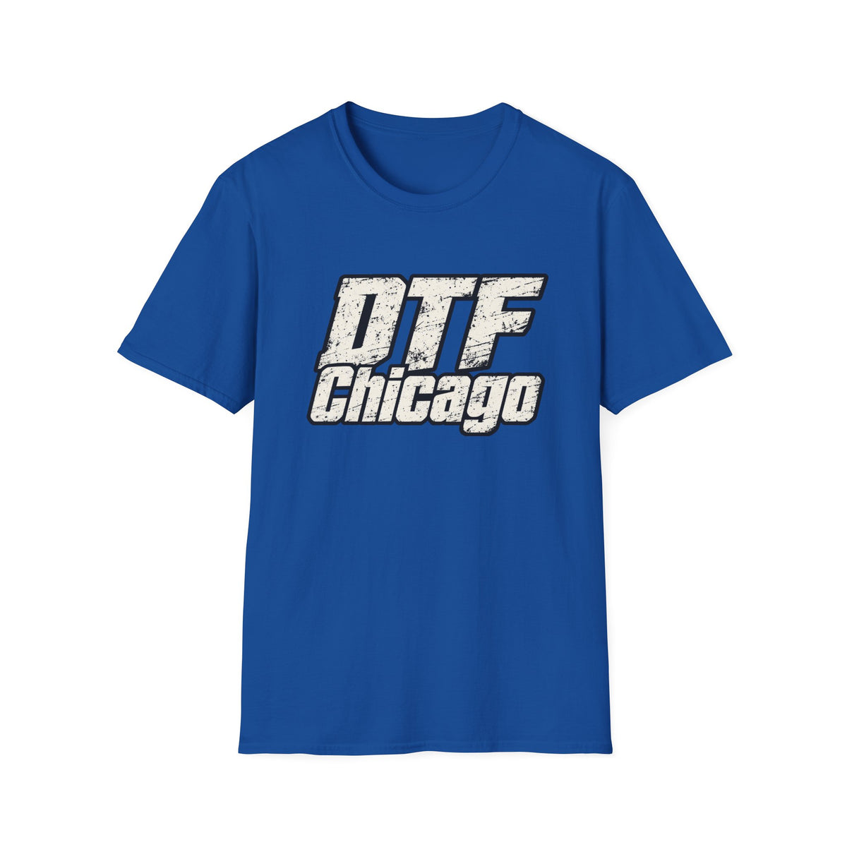DTF Chicago distressed logo T-Shirt | Vintage city typography