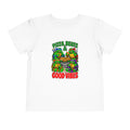 Pizza, Beats and Good Vibes Toddler Tee | Cartoon Pizza Party Design