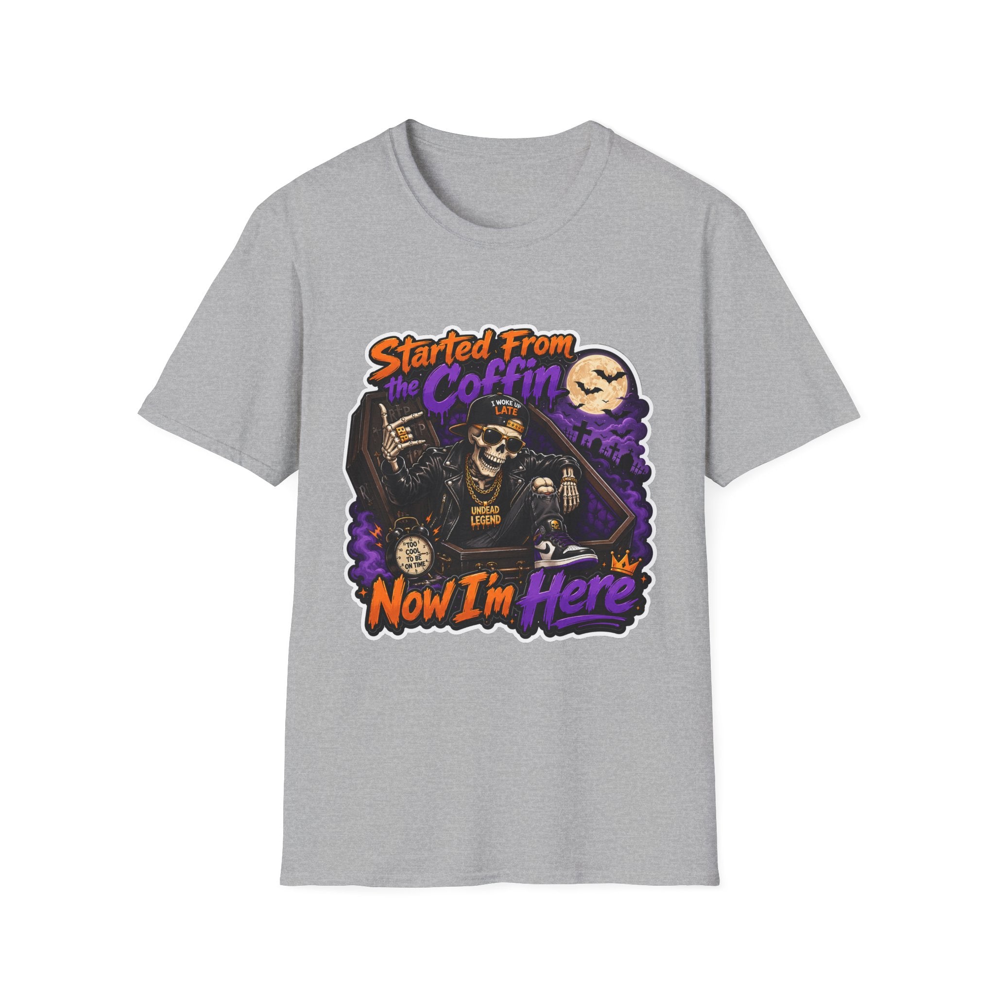 Started From the Coffin Skeleton Driver T-Shirt | Halloween Skull Tee