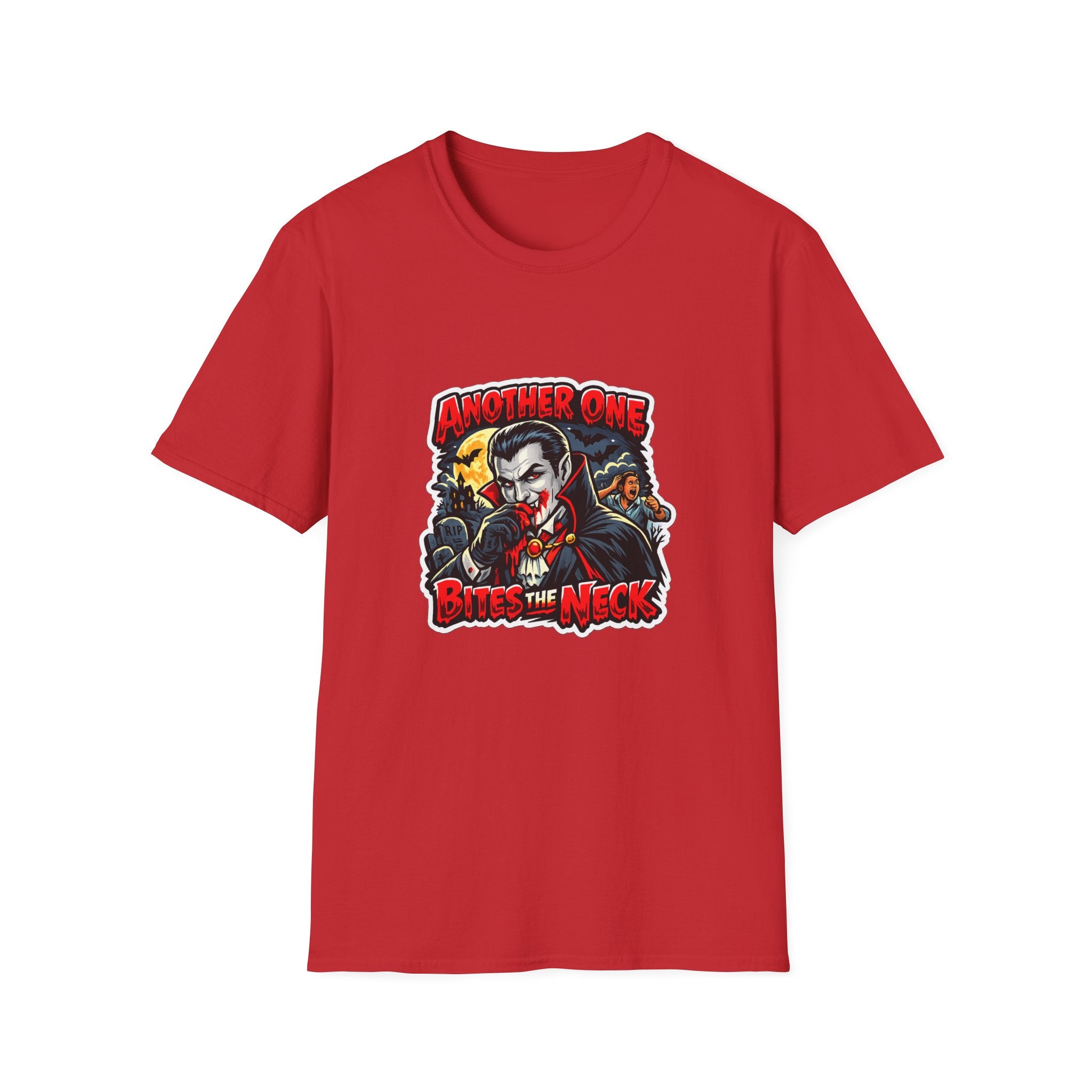 Another One Bites the Neck T-Shirt | Vampire Horror Graphic Tee
