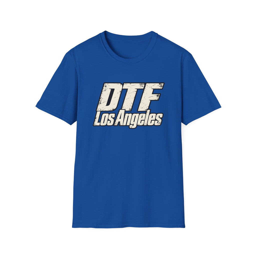 DTF Los Angeles T-Shirt | Retro Block Letter LA Graphic Tee
