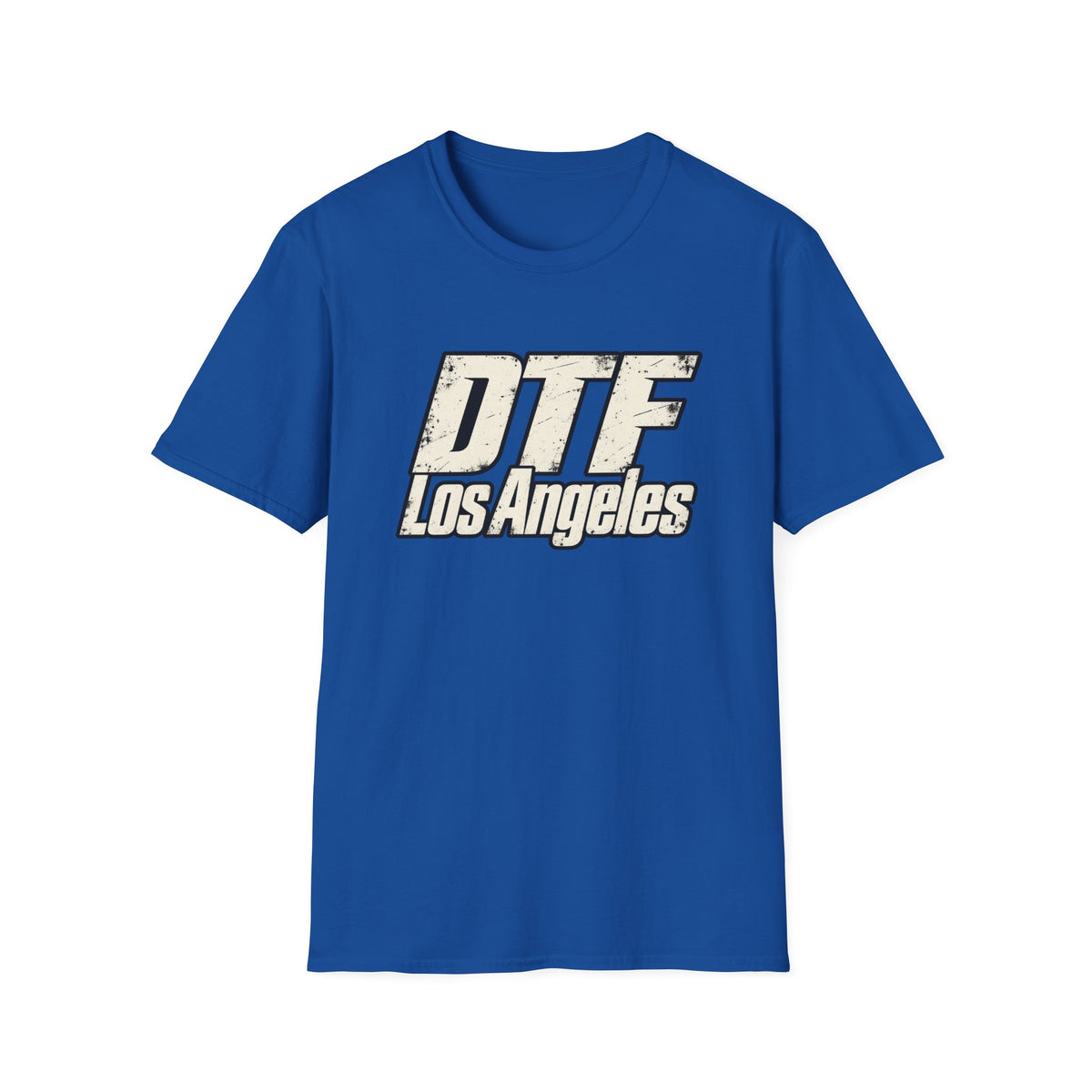 DTF Los Angeles T-Shirt | Retro Block Letter LA Graphic Tee