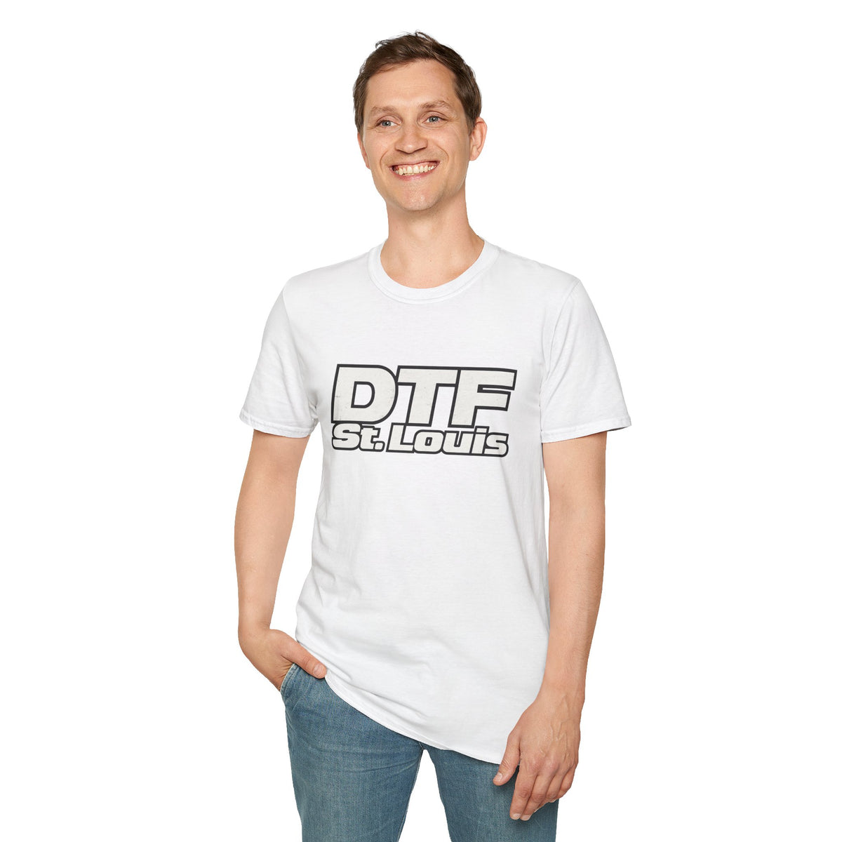 DTF St. Louis T-Shirt Soft Style | City Pride, Bold Logo