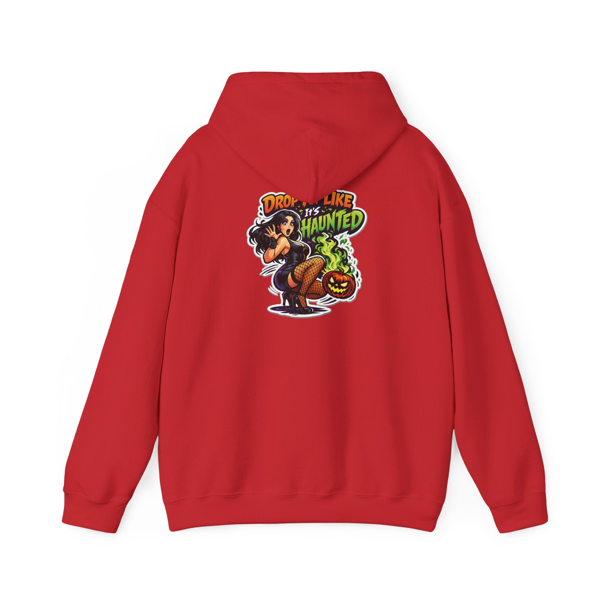 Drop Like Haunted skeleton witch pumpkin Hoodie | Halloween sweatshirt | Drop It Like Its Haunted