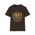 Wu-Tang Clan Rock and Roll Hall of Fame T-Shirt | Gold emblem, laurel wreath, hip hop logo | 90s 00s Hip Hop Nostalgia Pop Culture