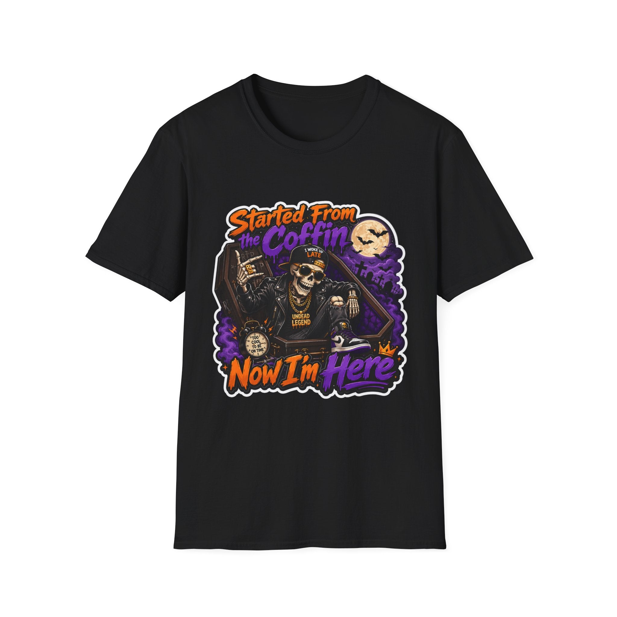 Started From the Coffin Skeleton Driver T-Shirt | Halloween Skull Tee