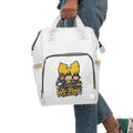 Wu-Tang Children logo Diaper Backpack | Hip Hop Cartoon Crew 90s 00s Hip Hop Pop Culture Millennial Era