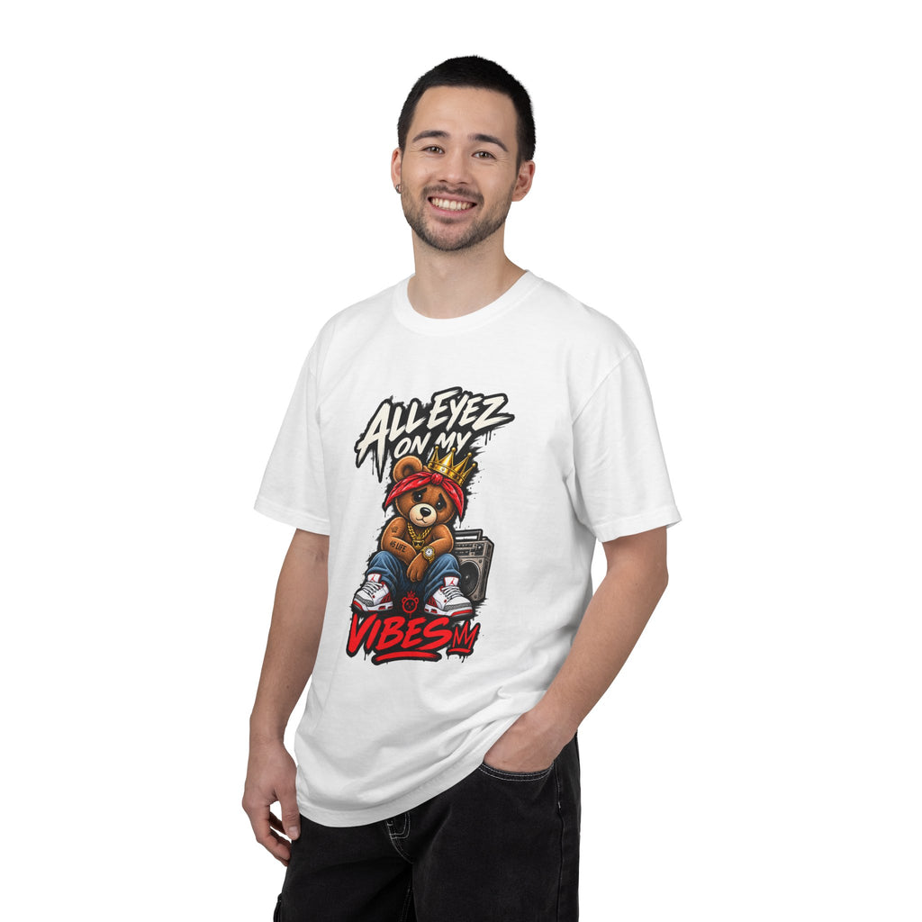 All Eyez On My Vibes Bear Pac T-Shirt | Streetwear Graphic Tee