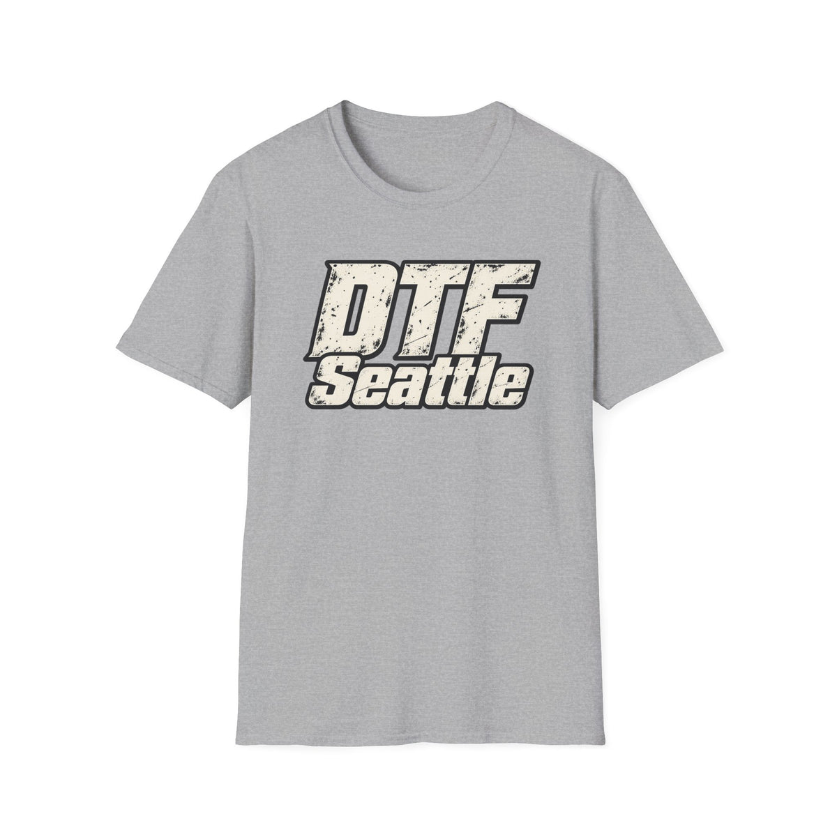DTF Seattle T-Shirt | Vintage Athletic Logo